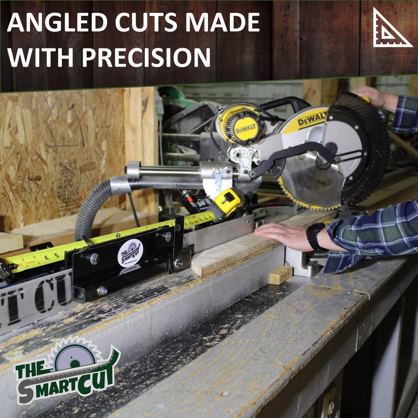 Workshop Miter Saw Fence and Measuring System The Smart Cut