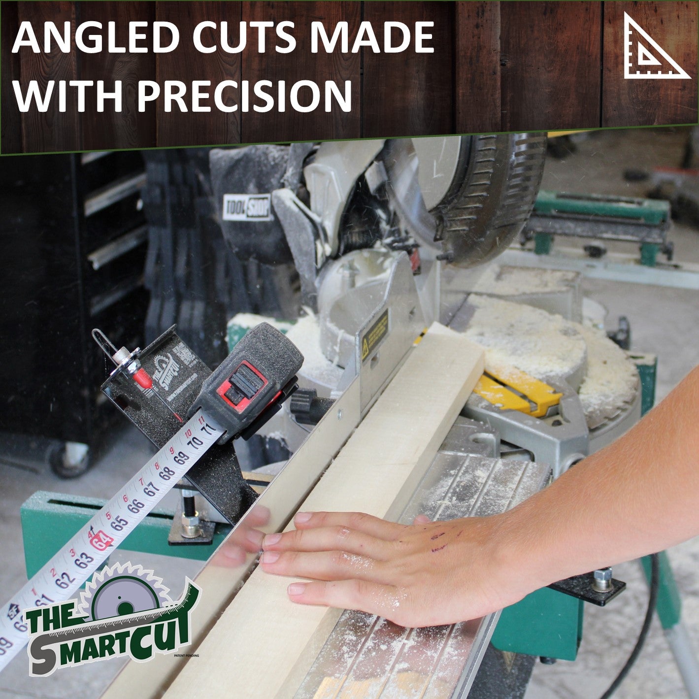 The Smart Cut | Miter Saw Table Fence And Measuring System